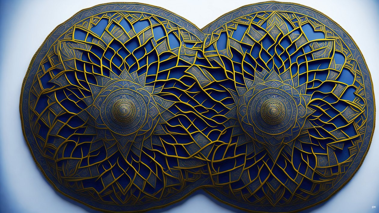 mandala: Egyptiska element_02 av Josef Johann Michel
