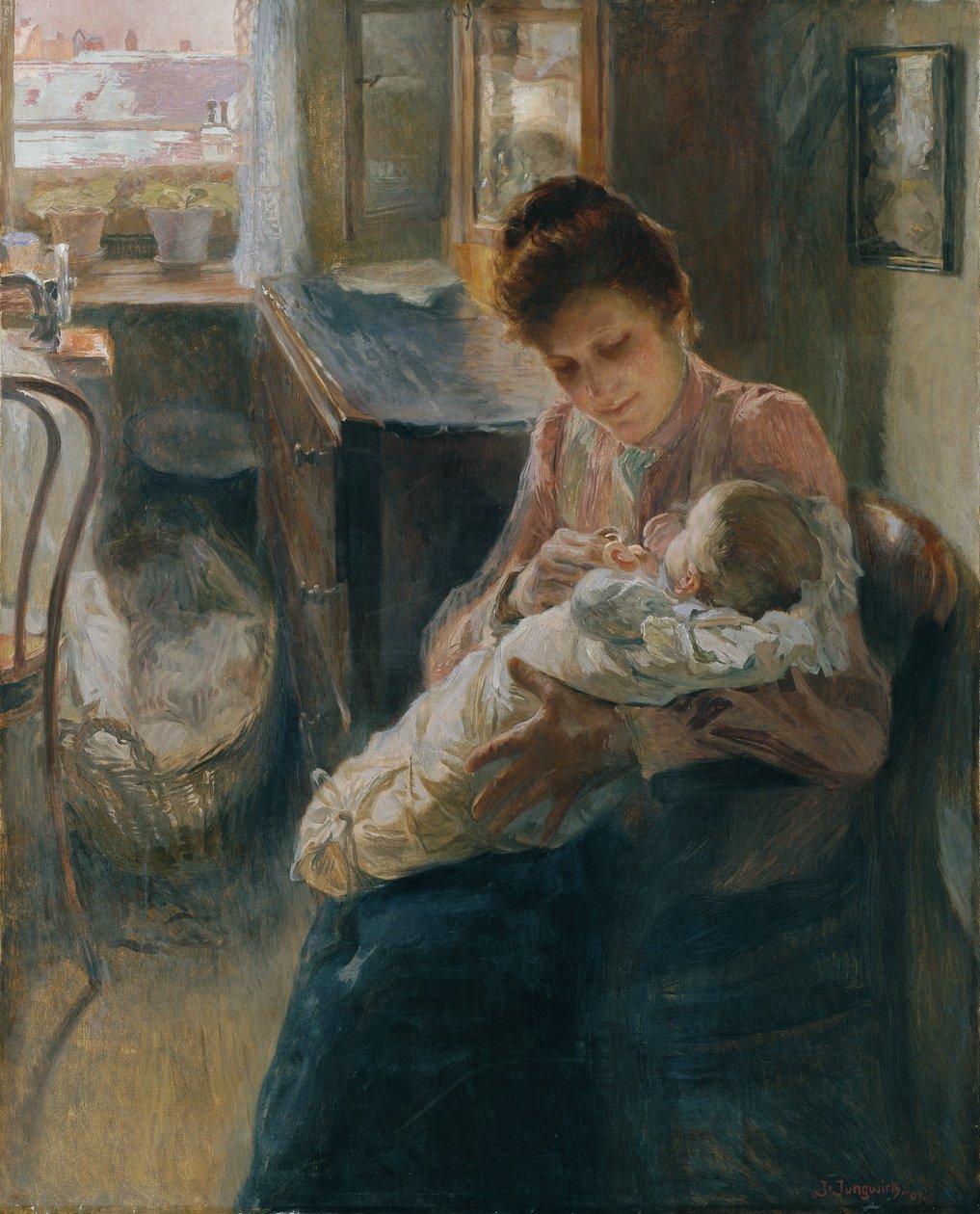 Ung mamma av Josef Jungwirth