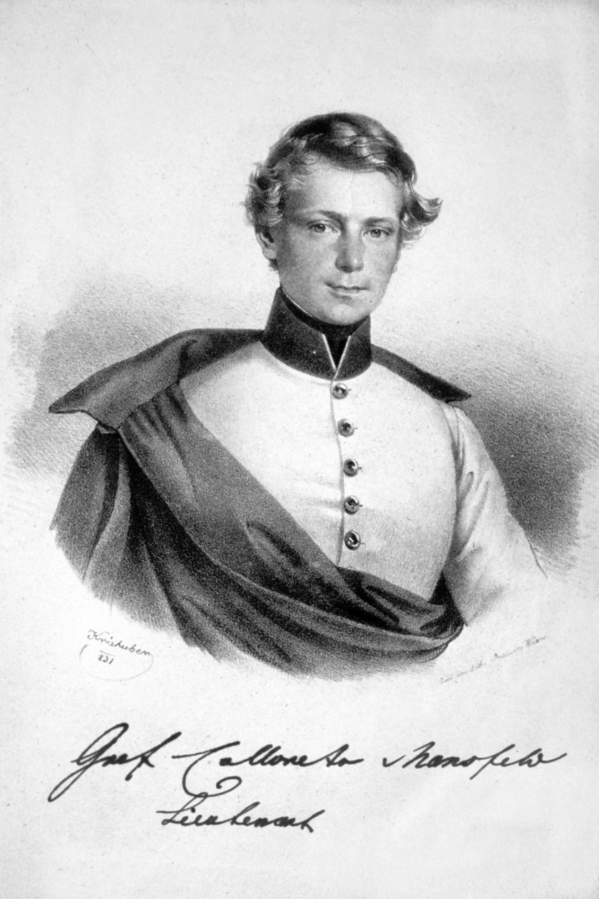 Franz de Paula Colloredo-Mansfeld Litho 1 av Josef Kriehuber