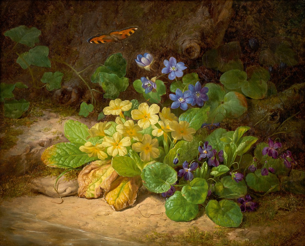 Liten bit av blommor (alpina blommor) av Josef Lauer