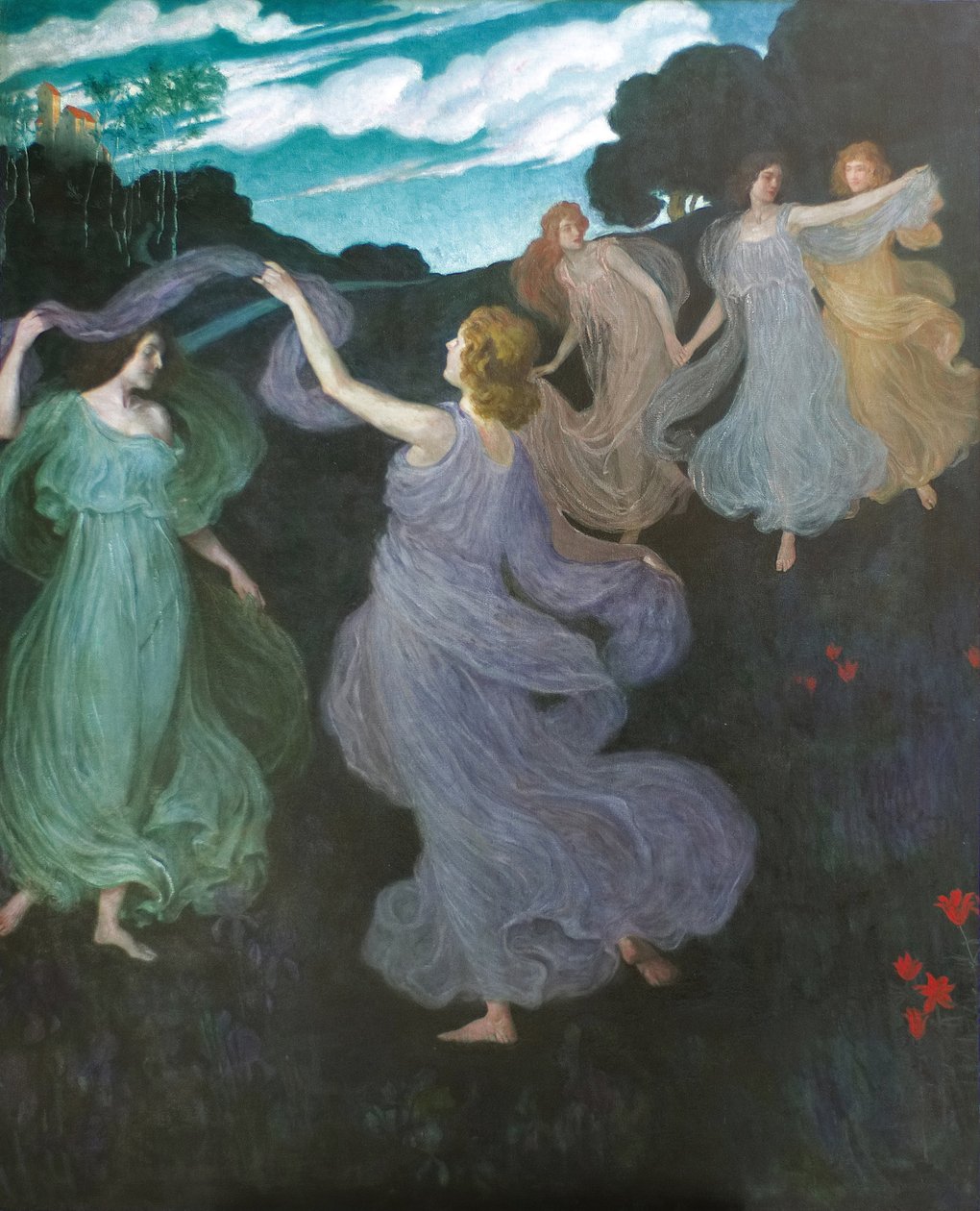 Alvernas dans, 1888-1889. av Josef Maria Auchentaller