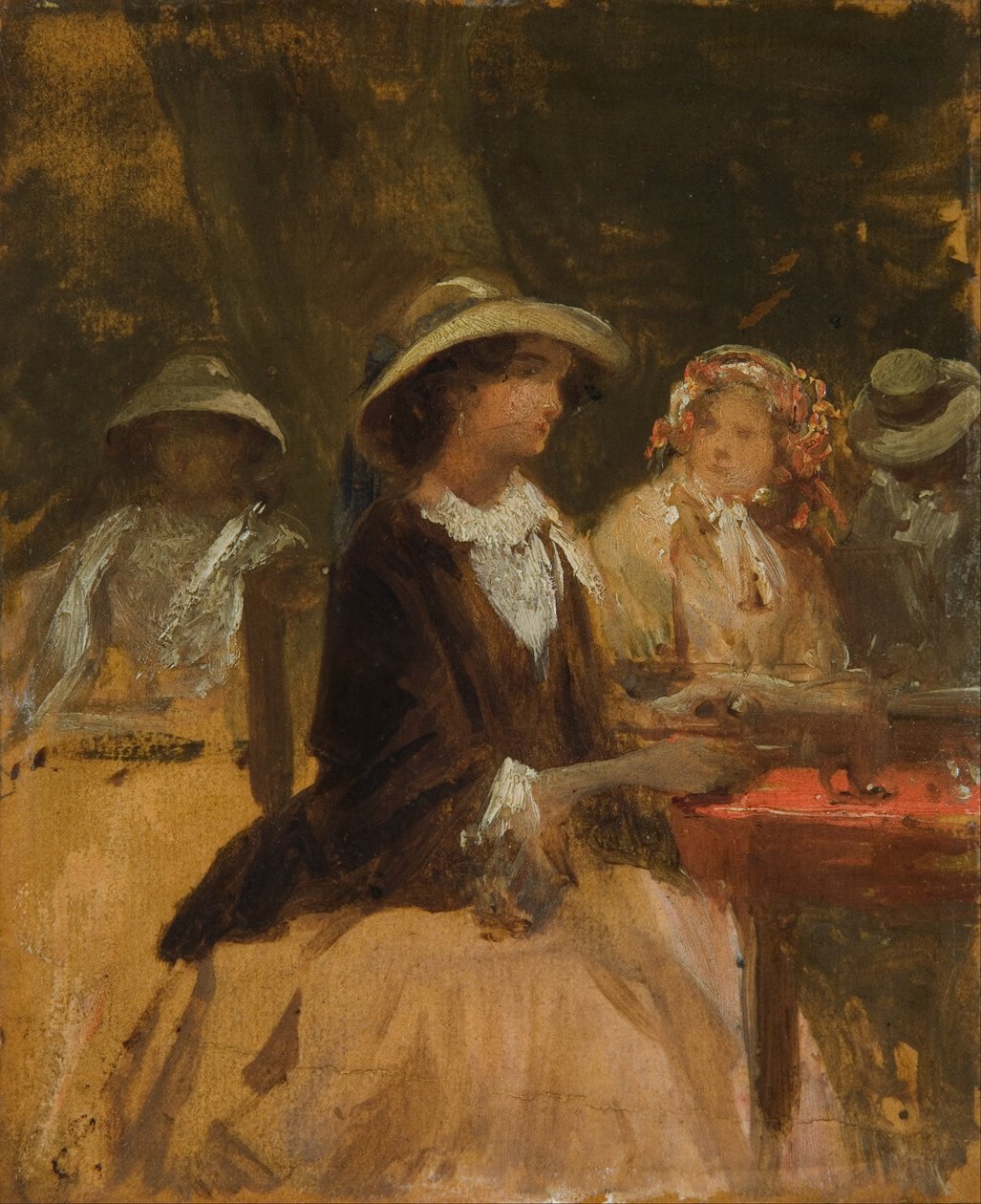 Restaurang i trädgården av Josef Navrátil