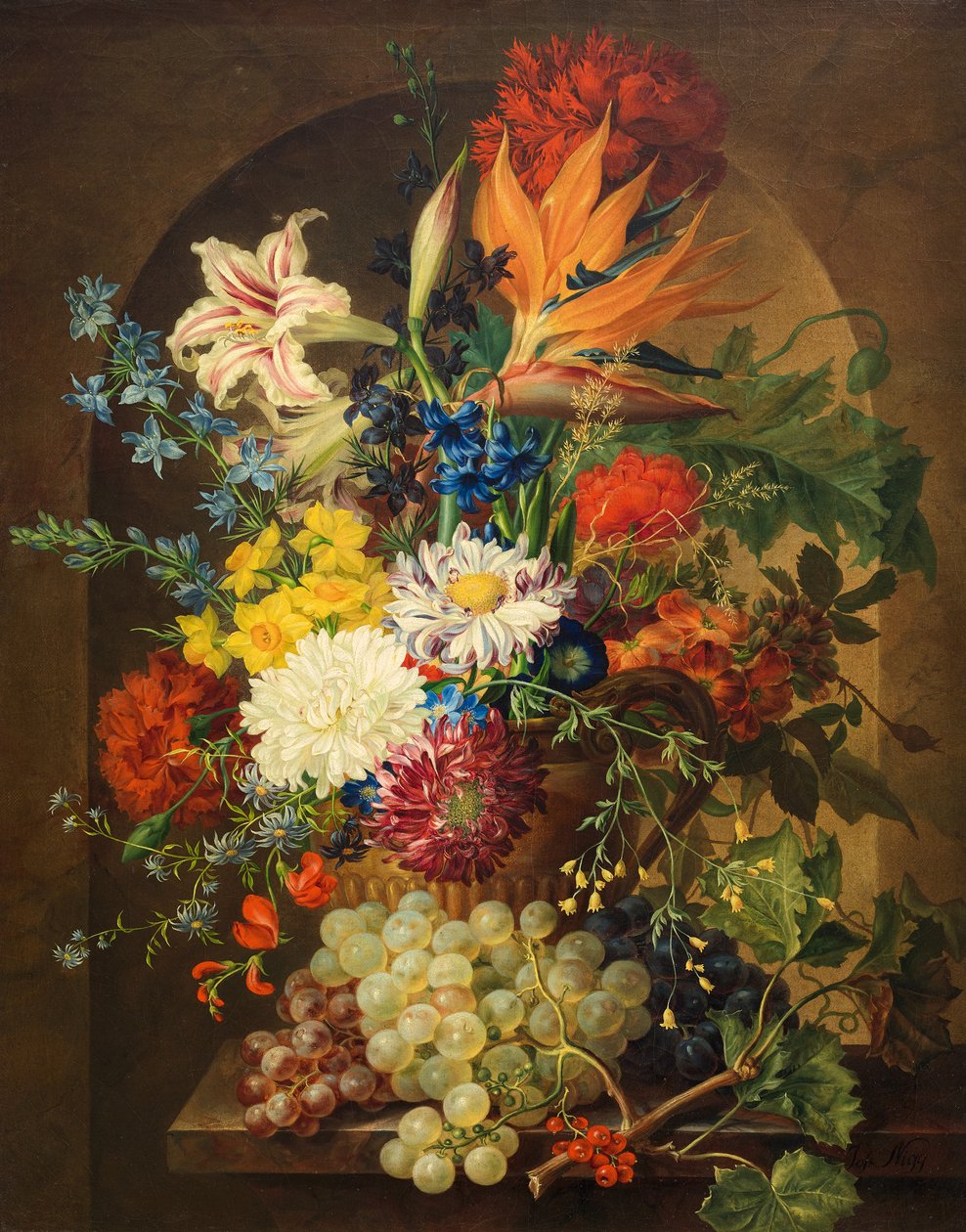 Bunt med blommor av Josef Nigg