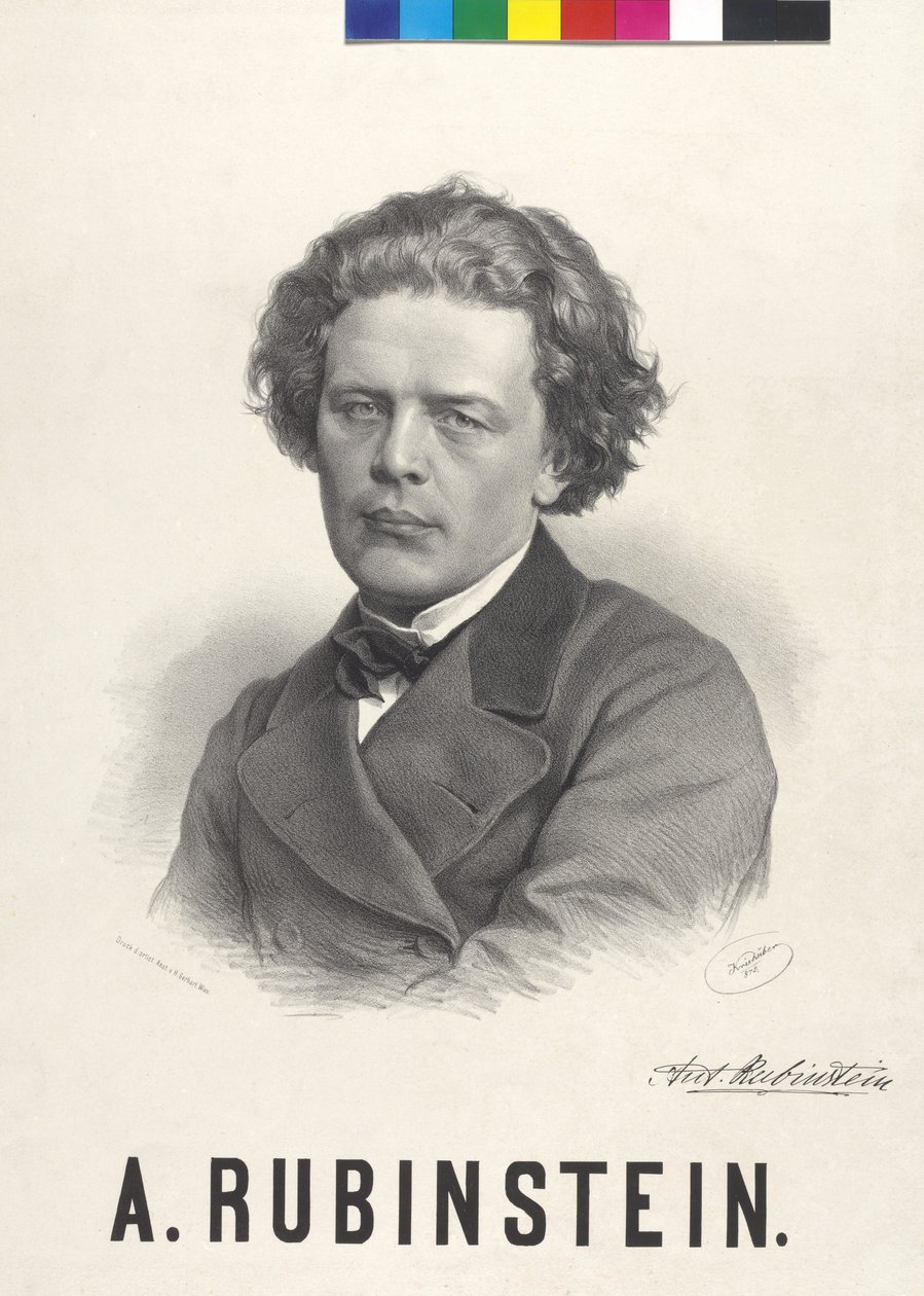 A. Rubinstein av Josef Nikolaus Kriehuber