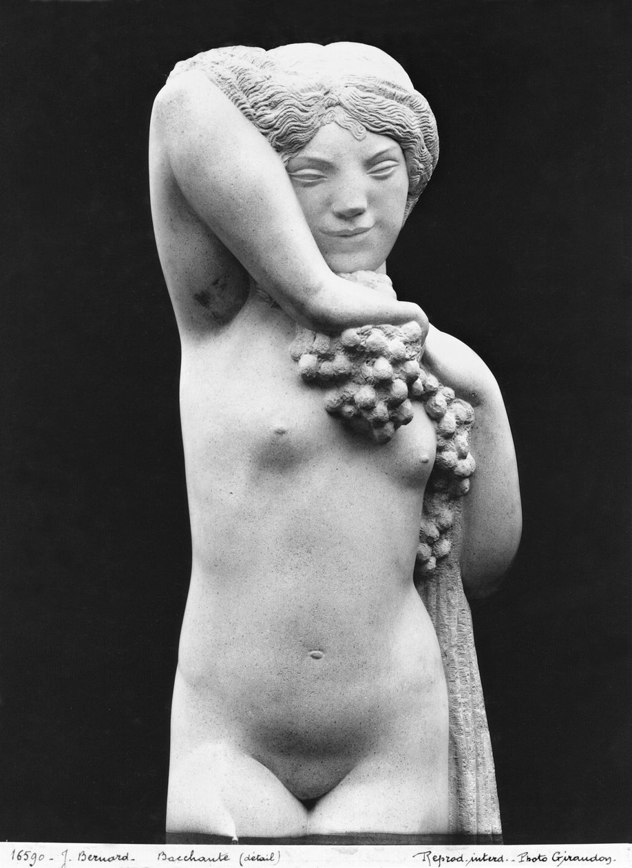 Bacchante eller Faunness (detalj) (marmor) av Joseph Bernard