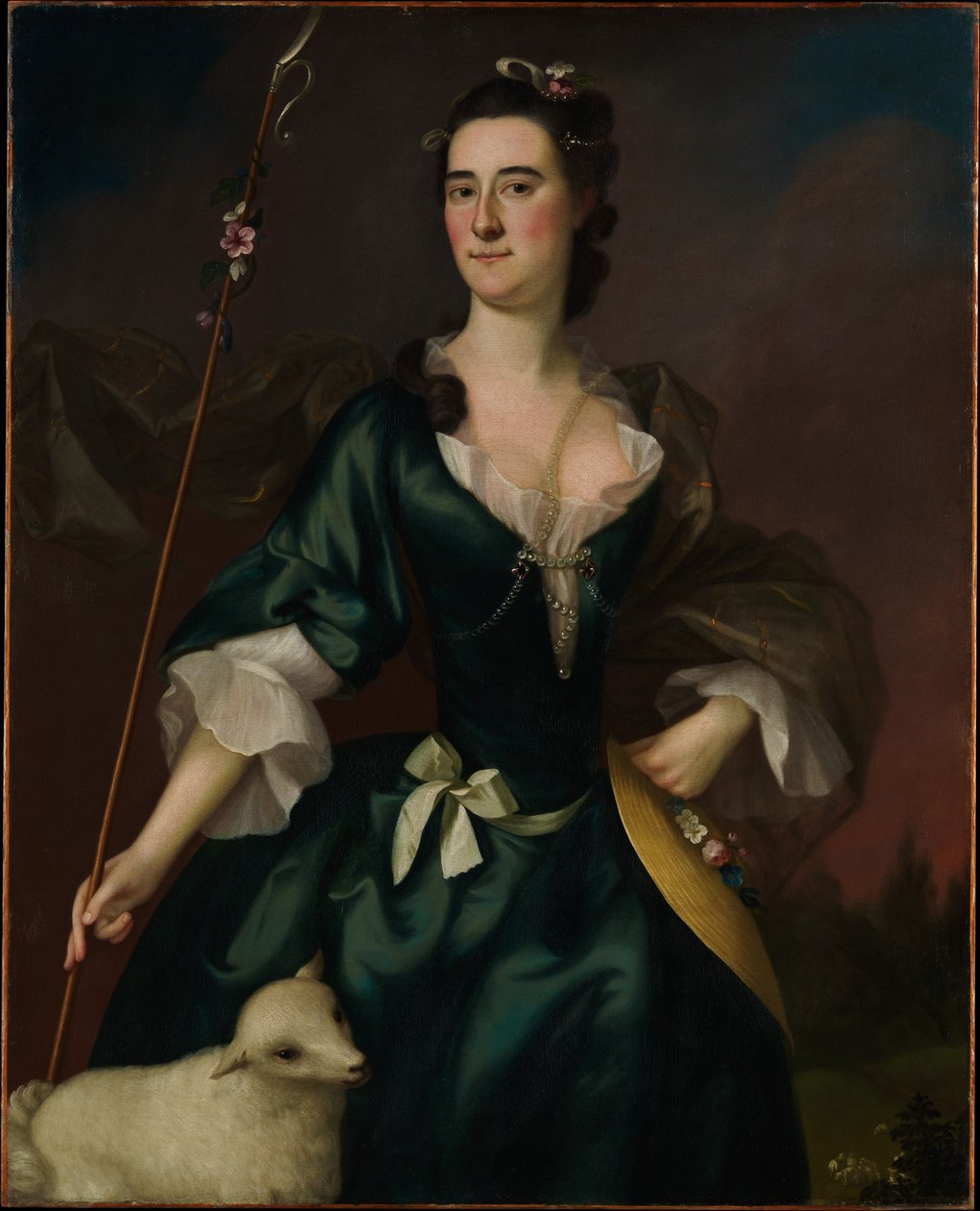 Porträtt av Mary Sylvester av Joseph Jonathan Blackburn