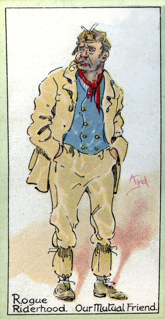 Rogue Riderhood, från "Our Mutual Friend", av Charles Dickens, 1923 av Joseph Clayton Clarke