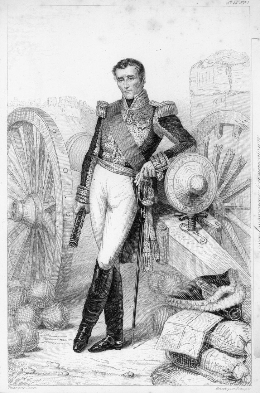 Sylvain Charles Valee (1773-1846), greve och marskalk av Joseph Desire Court