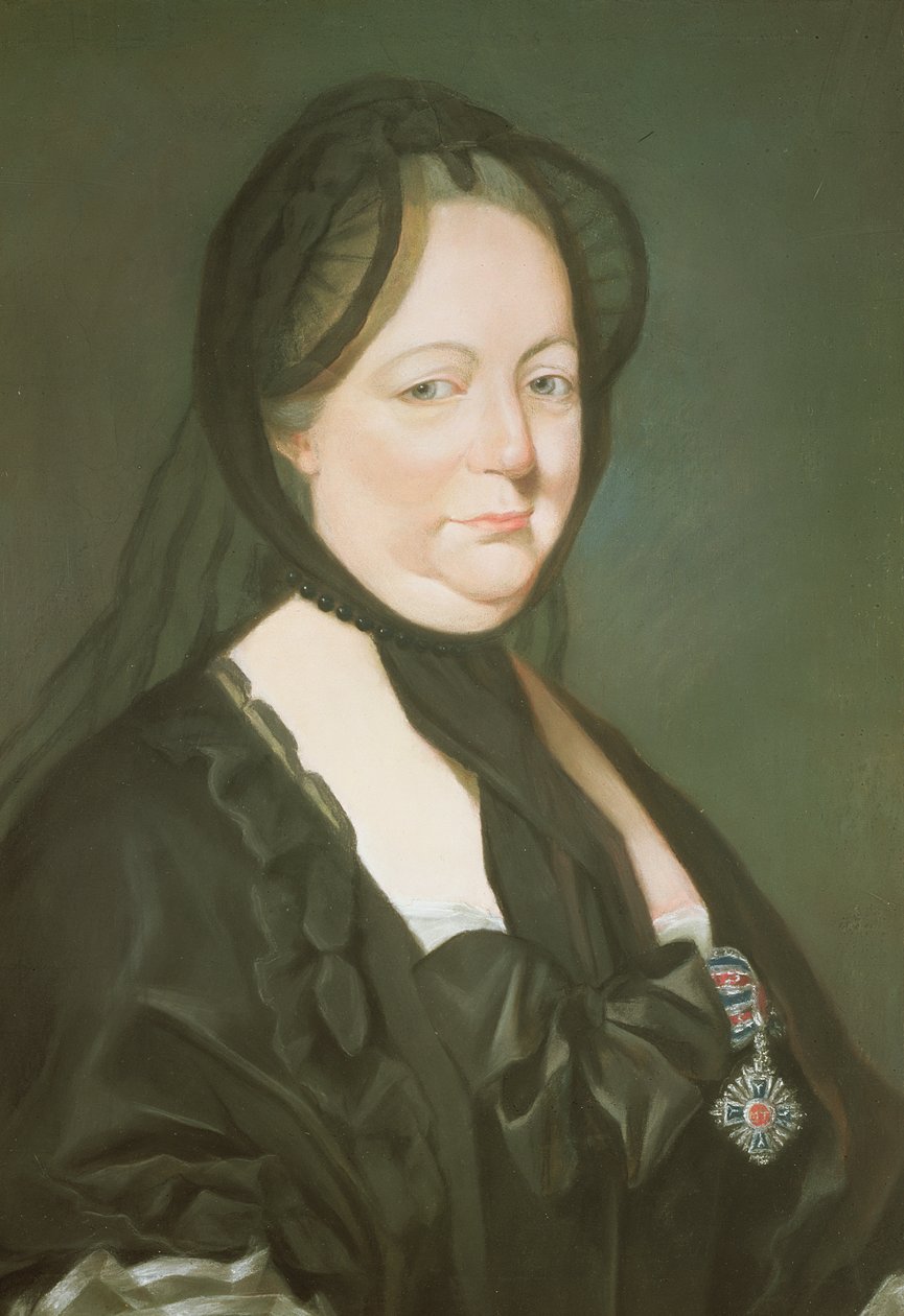 Maria Theresa, kejsarinna av Österrike, i sorg av Joseph Ducreux