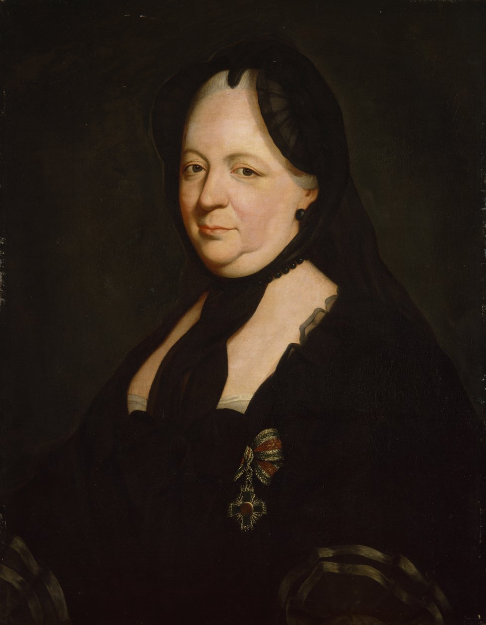 Maria Theresa i sorg av Joseph Ducreux