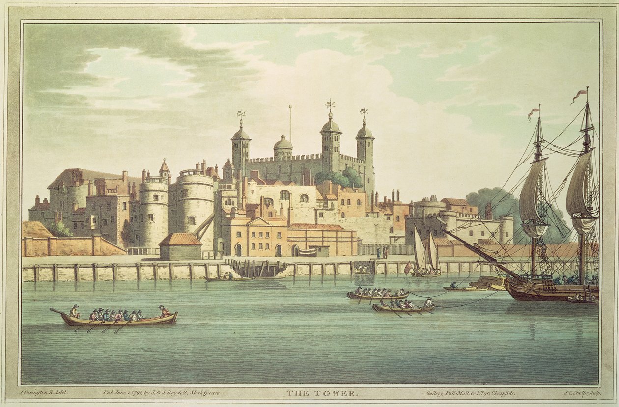 Tower of London, 1795 av Joseph Farington