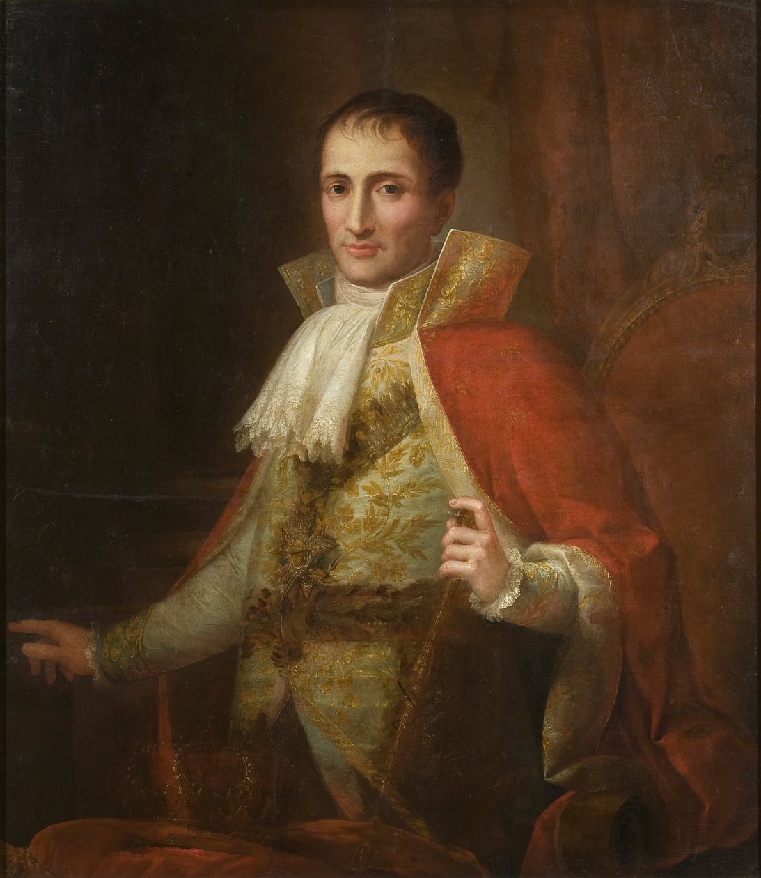 Porträtt av kung Joseph I (1768-1844) av Joseph Flaugier