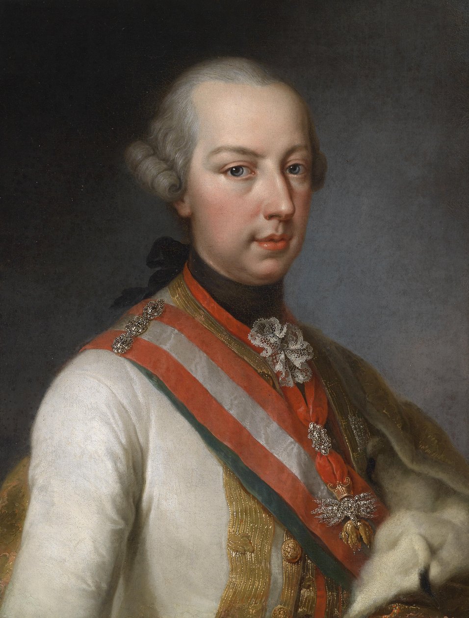 Joseph II som medregent för sin mor av Joseph Hickel