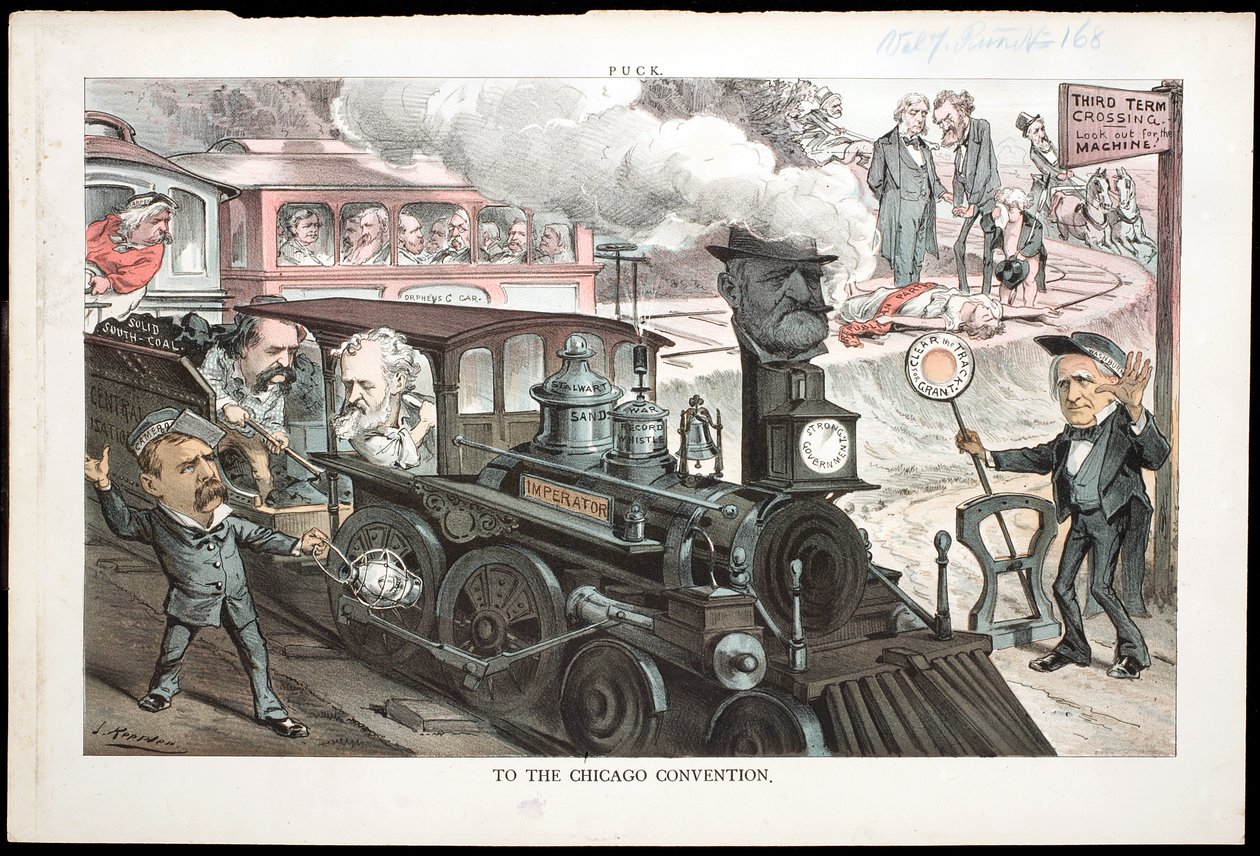 Till Chicagokonventionen, 1880 av Joseph Keppler