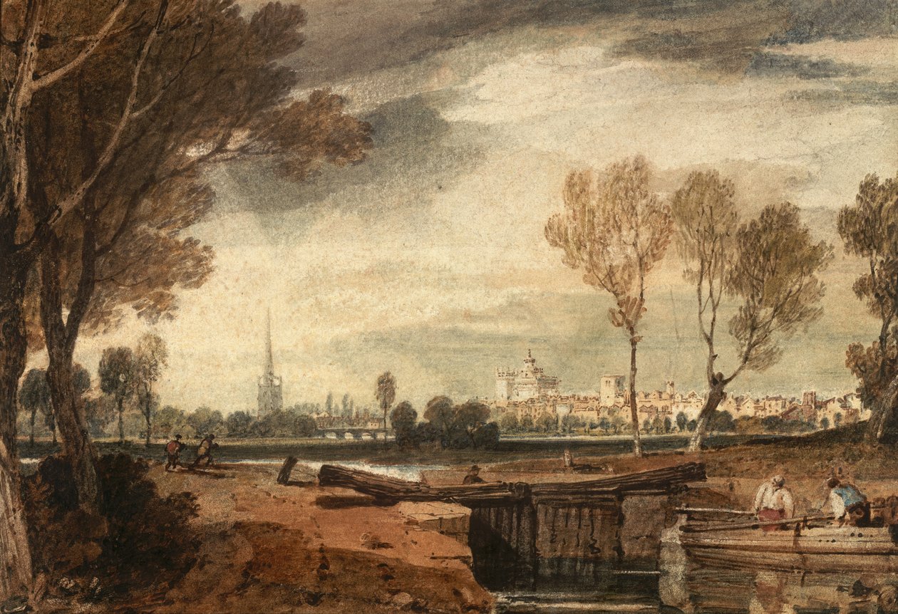 Abingdon, Oxfordshire, ca 1805 av Joseph Mallord William Turner