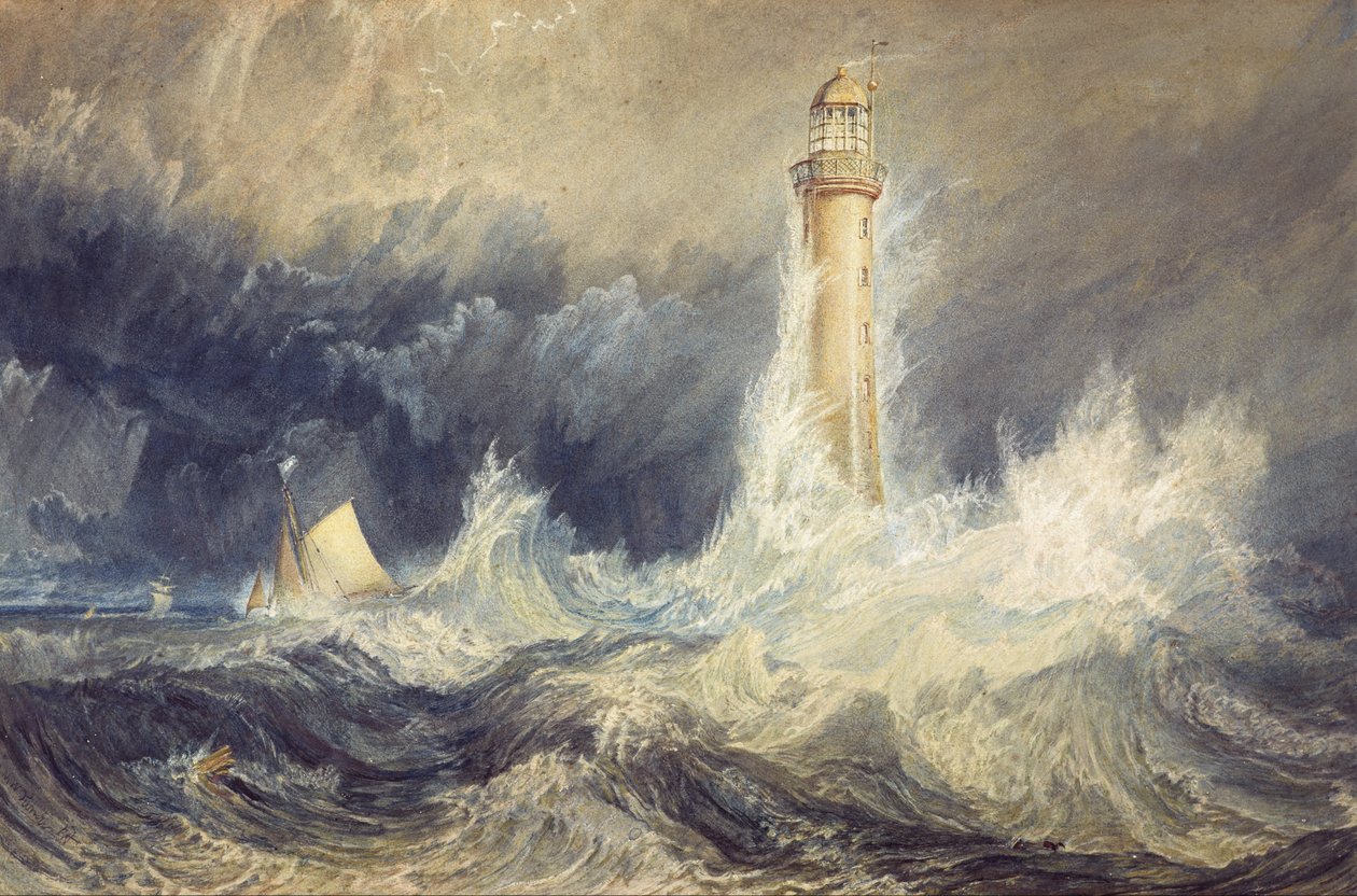 Bell Rock Lighthouse av Joseph Mallord William Turner