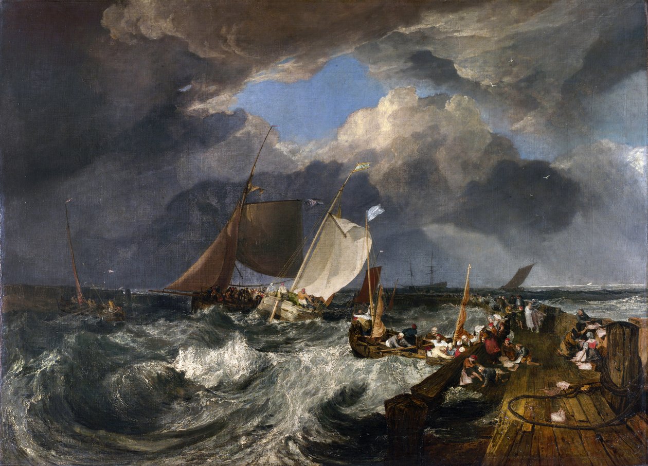 Calais Pier: An English Packet Arriving, 1803 av Joseph Mallord William Turner