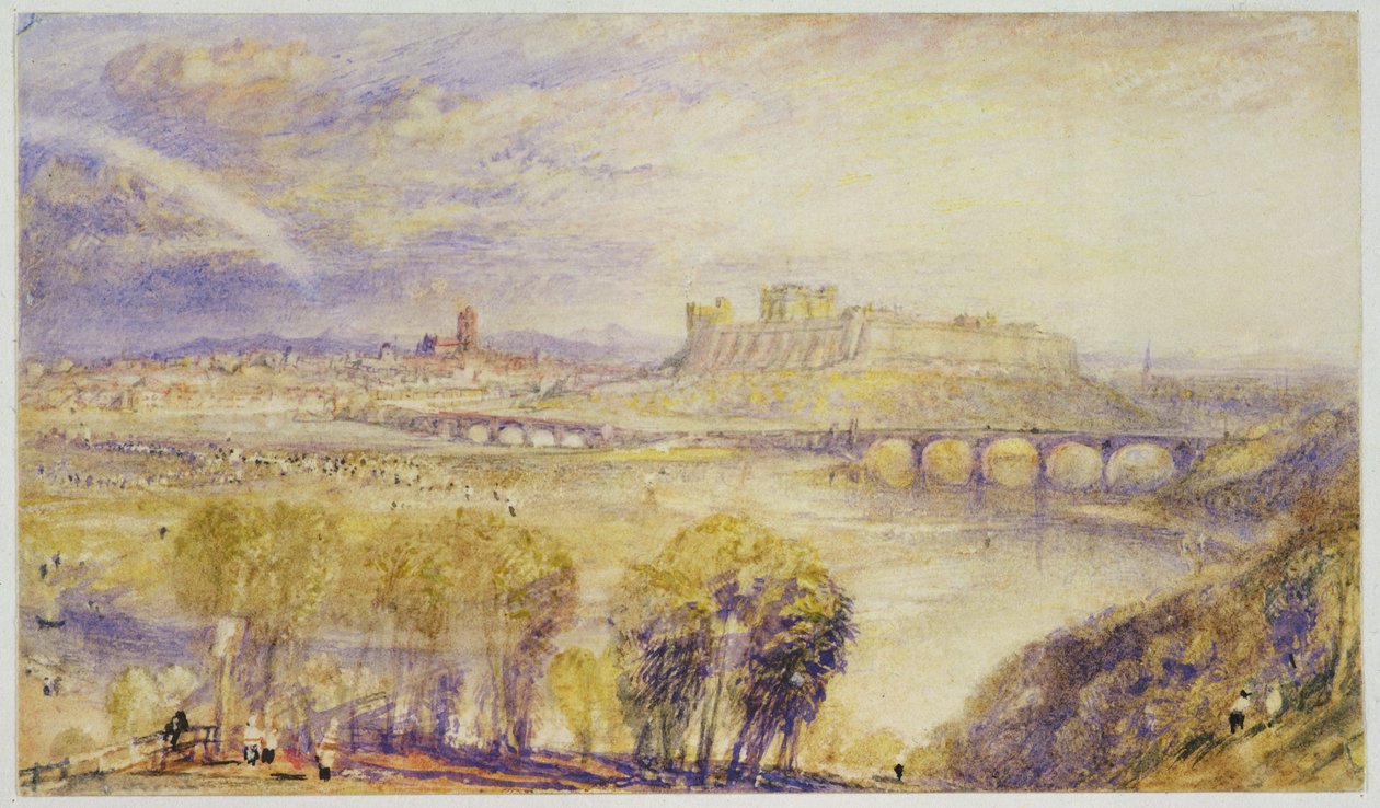 Carlisle, ca 1832 (wc på vävt papper) av Joseph Mallord William Turner