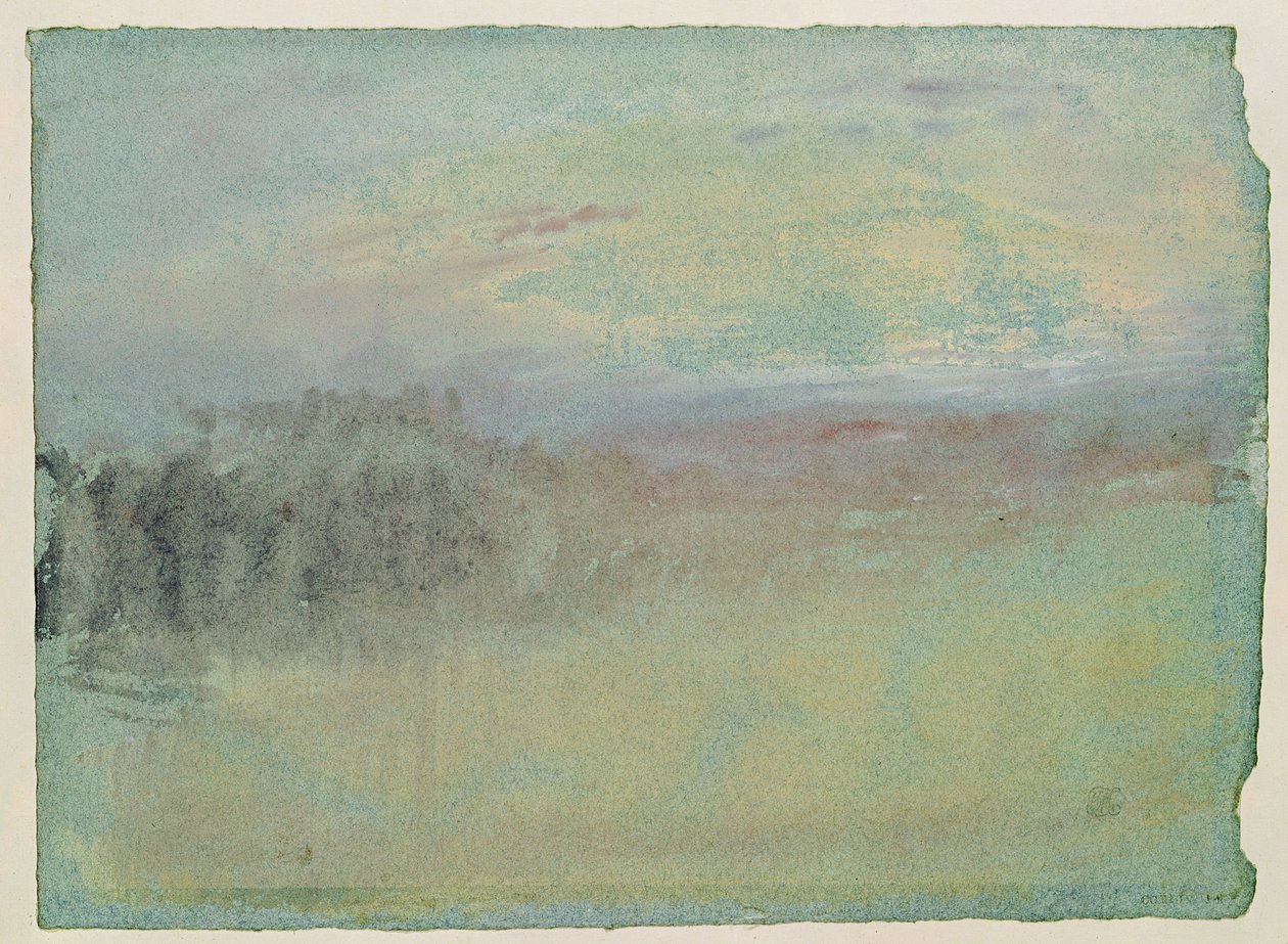 Kustnära scen. c.1830 av Joseph Mallord William Turner
