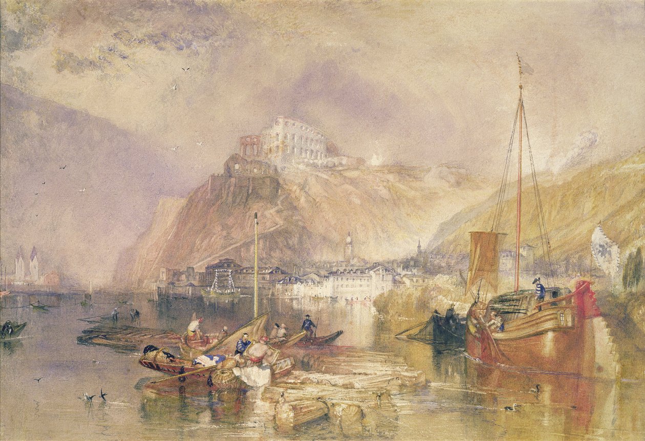 Ehrenbreitstein av Joseph Mallord William Turner