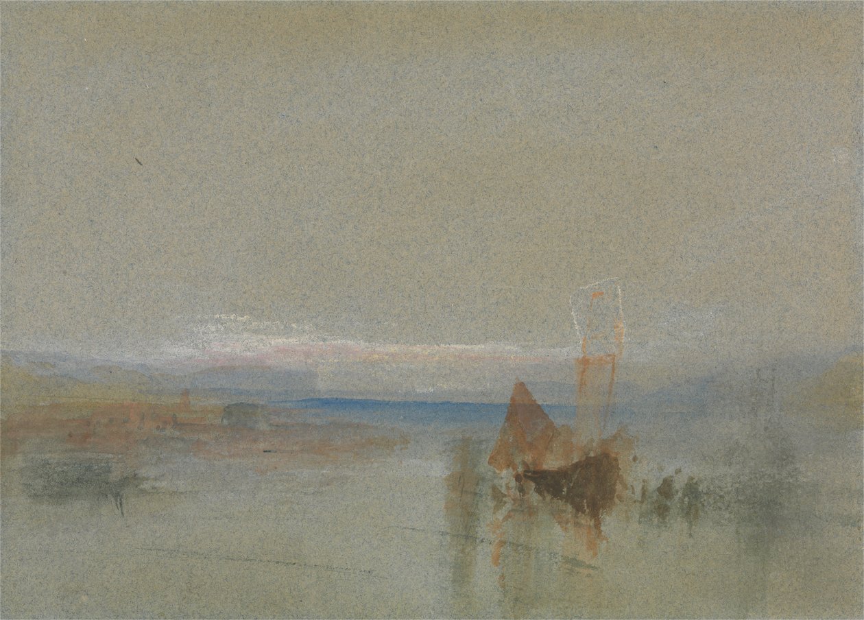 Fiskebåtar fastnar utanför Le Havre av Joseph Mallord William Turner