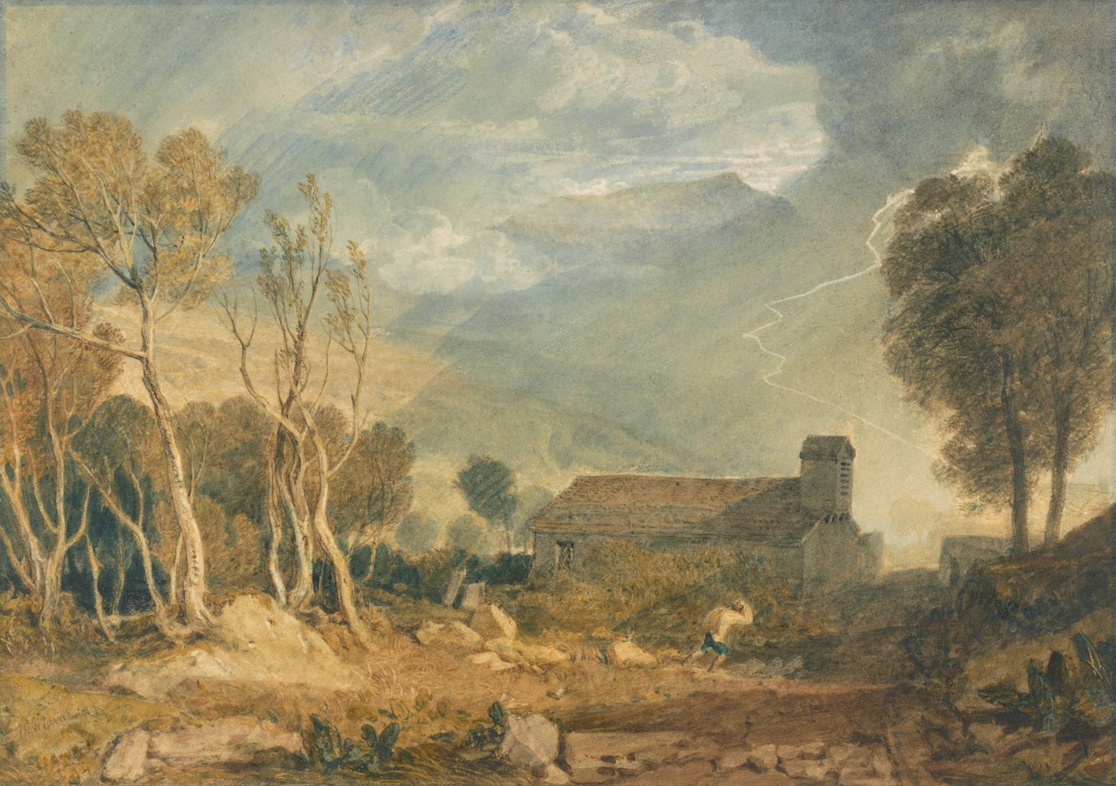 Ingleborough from Chapel-Le-Dale av Joseph Mallord William Turner