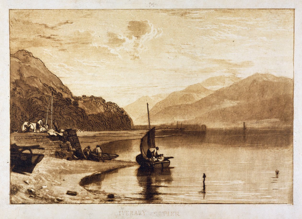 Inverary Pier, 1859-61 av Joseph Mallord William Turner