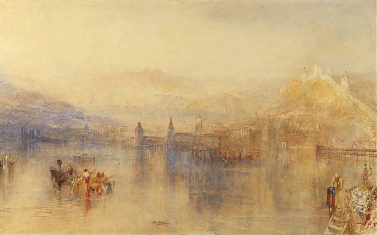 Lucerne from the Lake av Joseph Mallord William Turner