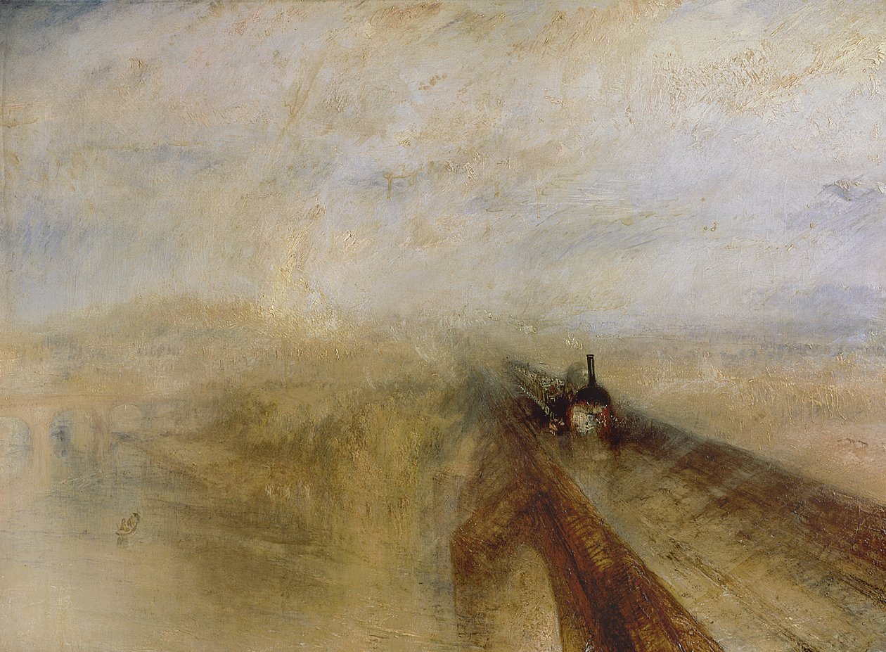 Rain Steam and Speed, The Great Western Railway av Joseph Mallord William Turner