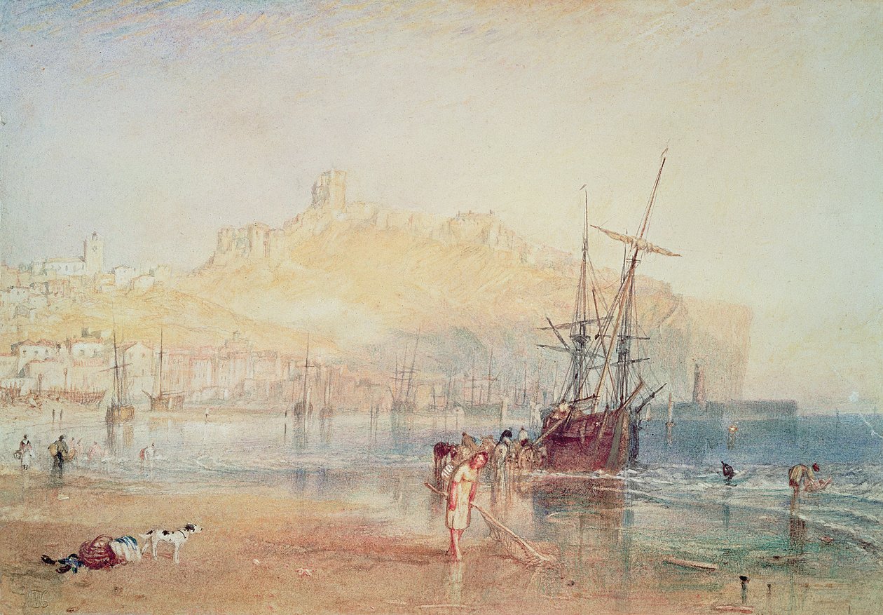 Scarborough, 1825 (akvarell) av Joseph Mallord William Turner