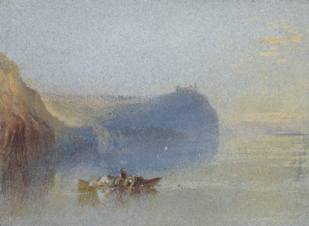 Scen på Loire, 1800-talet av Joseph Mallord William Turner