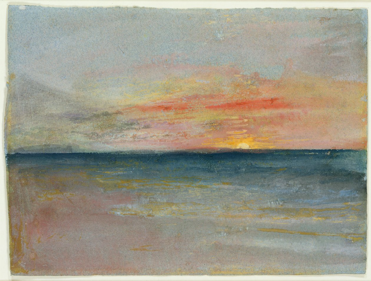 Studie av himlen av Joseph Mallord William Turner