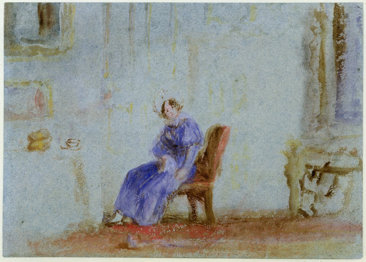 Spilld mjölk, c.1828 av Joseph Mallord William Turner