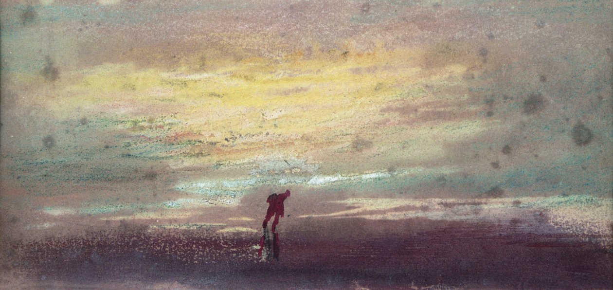 Studie av solljus (akvarell) av Joseph Mallord William Turner