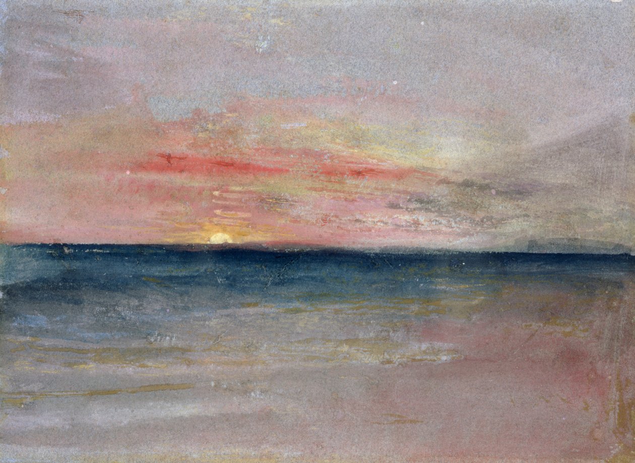 Solnedgång av Joseph Mallord William Turner