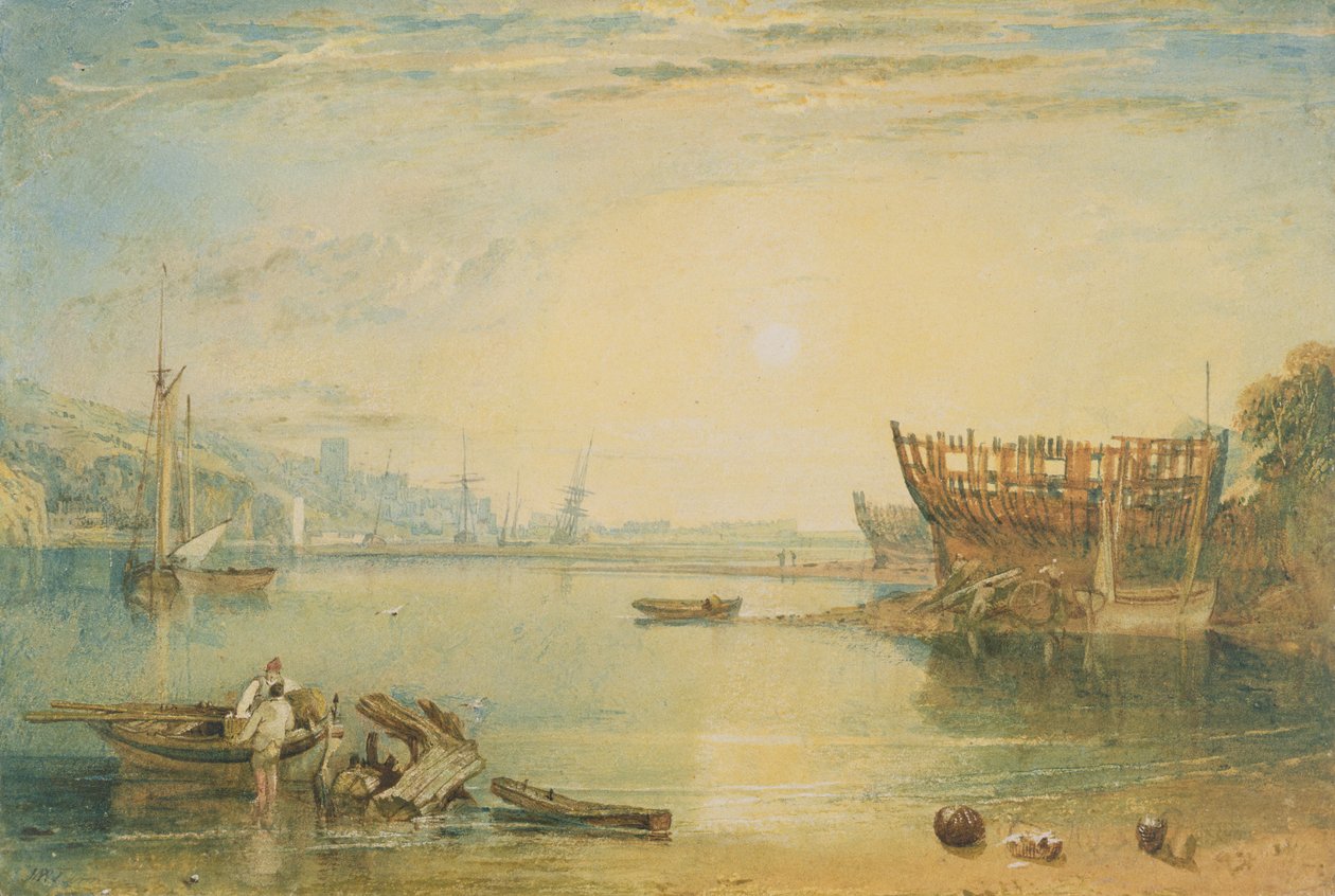 Teignmouth, Devonshire, ca 1813 av Joseph Mallord William Turner