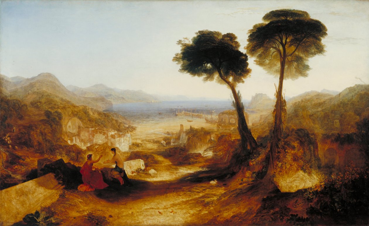 The Bay of Baiae, with Apollo and the Sibyl av Joseph Mallord William Turner