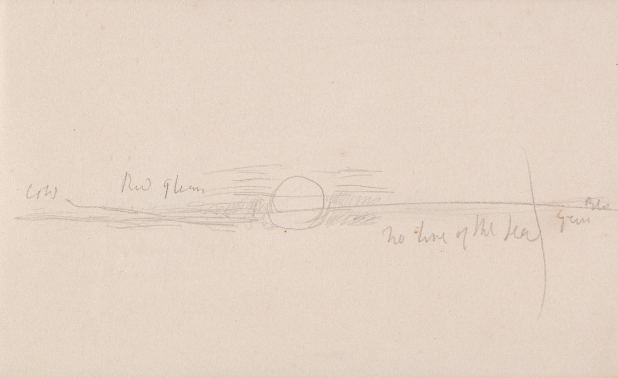 The Channel Sketchbook av Joseph Mallord William Turner