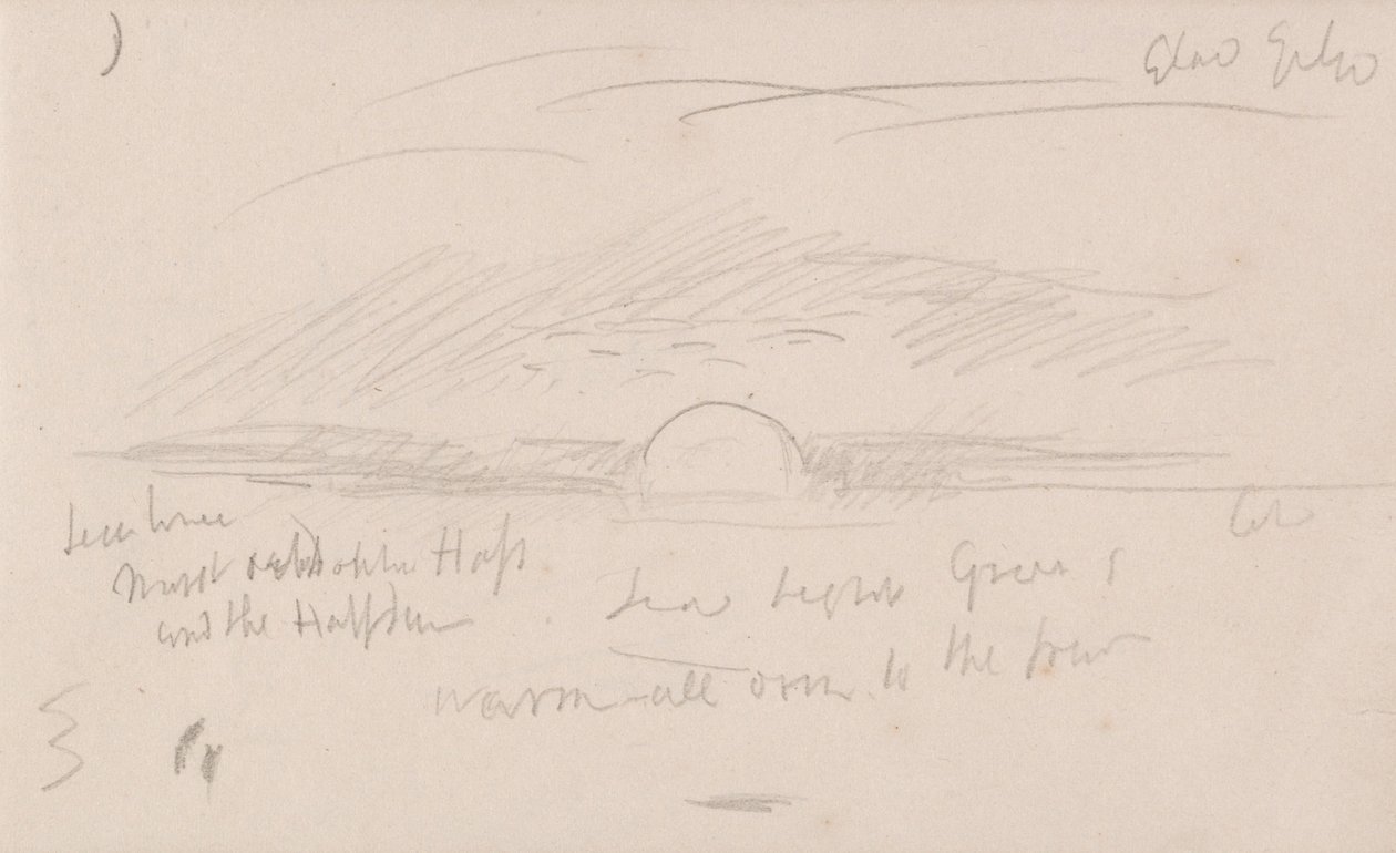 The Channel Sketchbook av Joseph Mallord William Turner