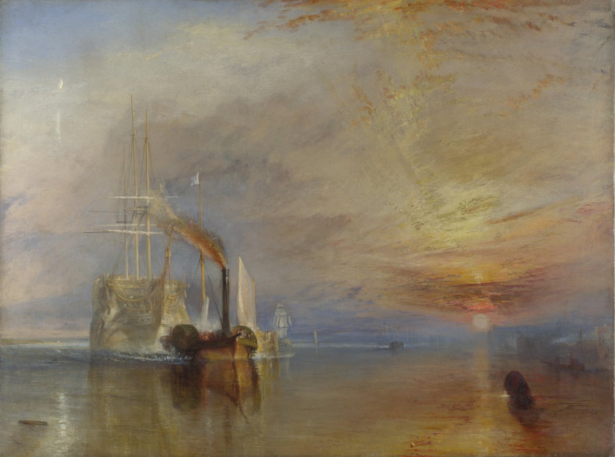 The Fighting Temeraire, 1839 av Joseph Mallord William Turner