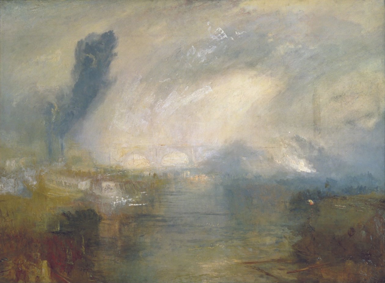 Themsen ovanför Waterloo Bridge av Joseph Mallord William Turner