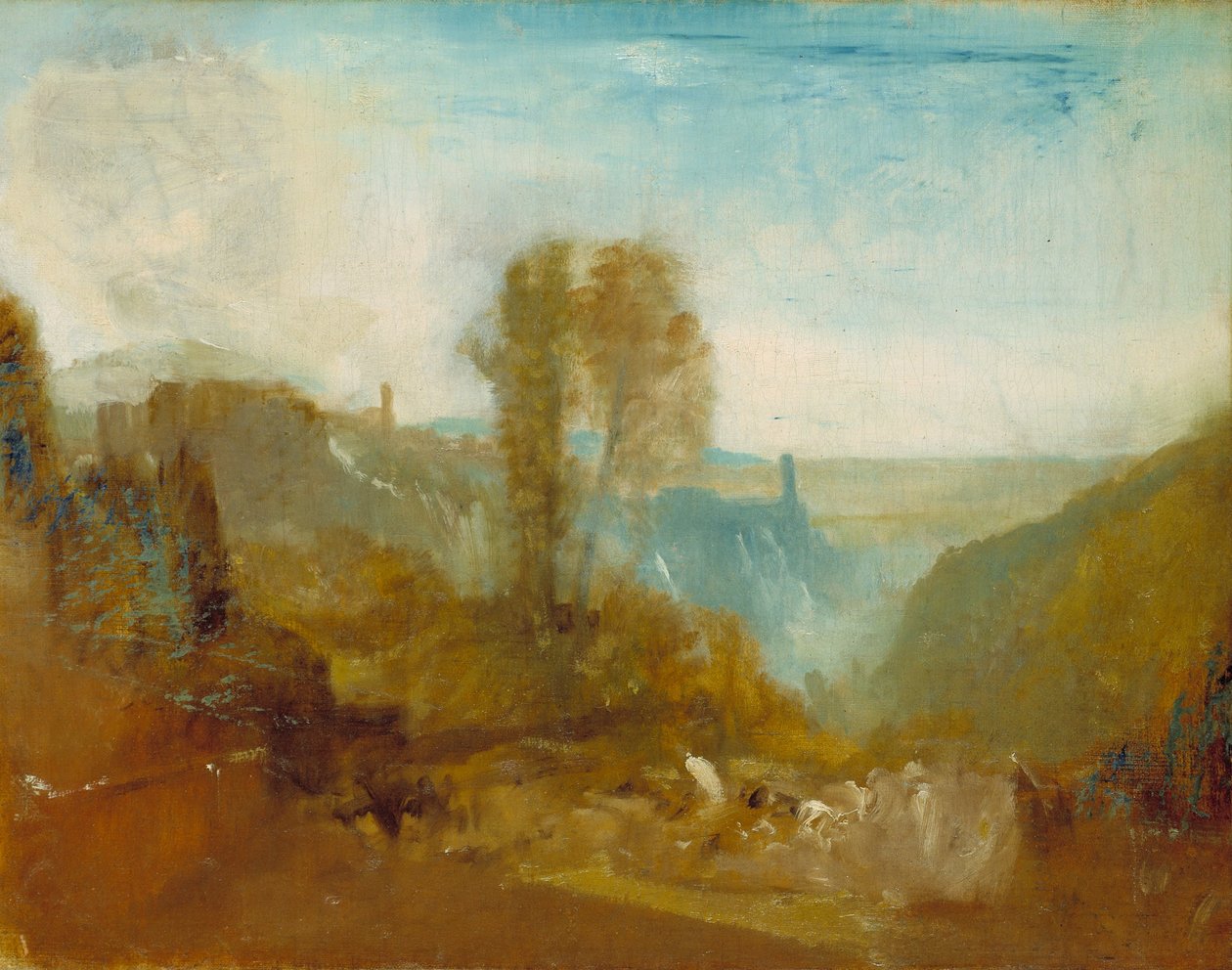 Tivoli, Cascatelle av Joseph Mallord William Turner