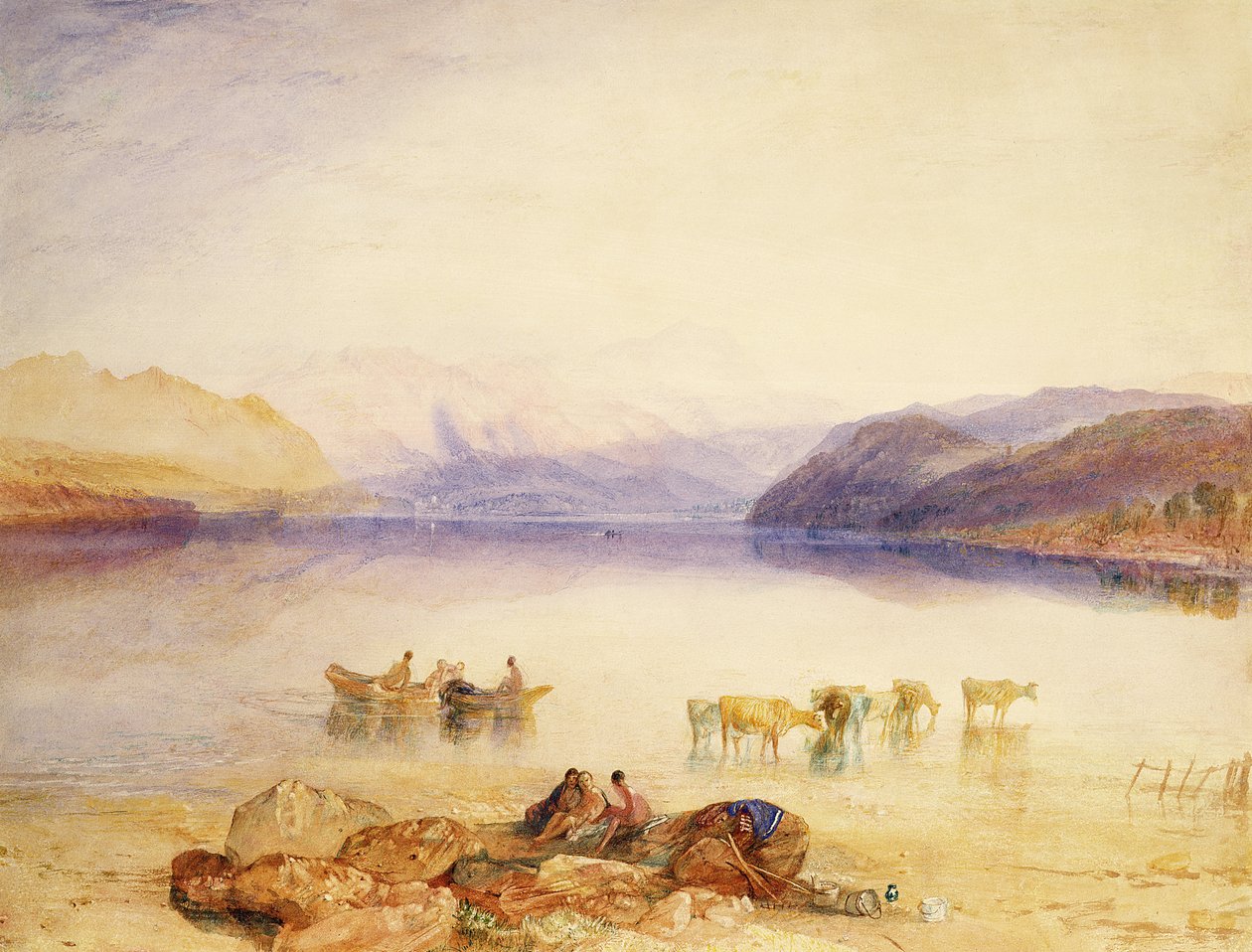 Ullswater av Joseph Mallord William Turner