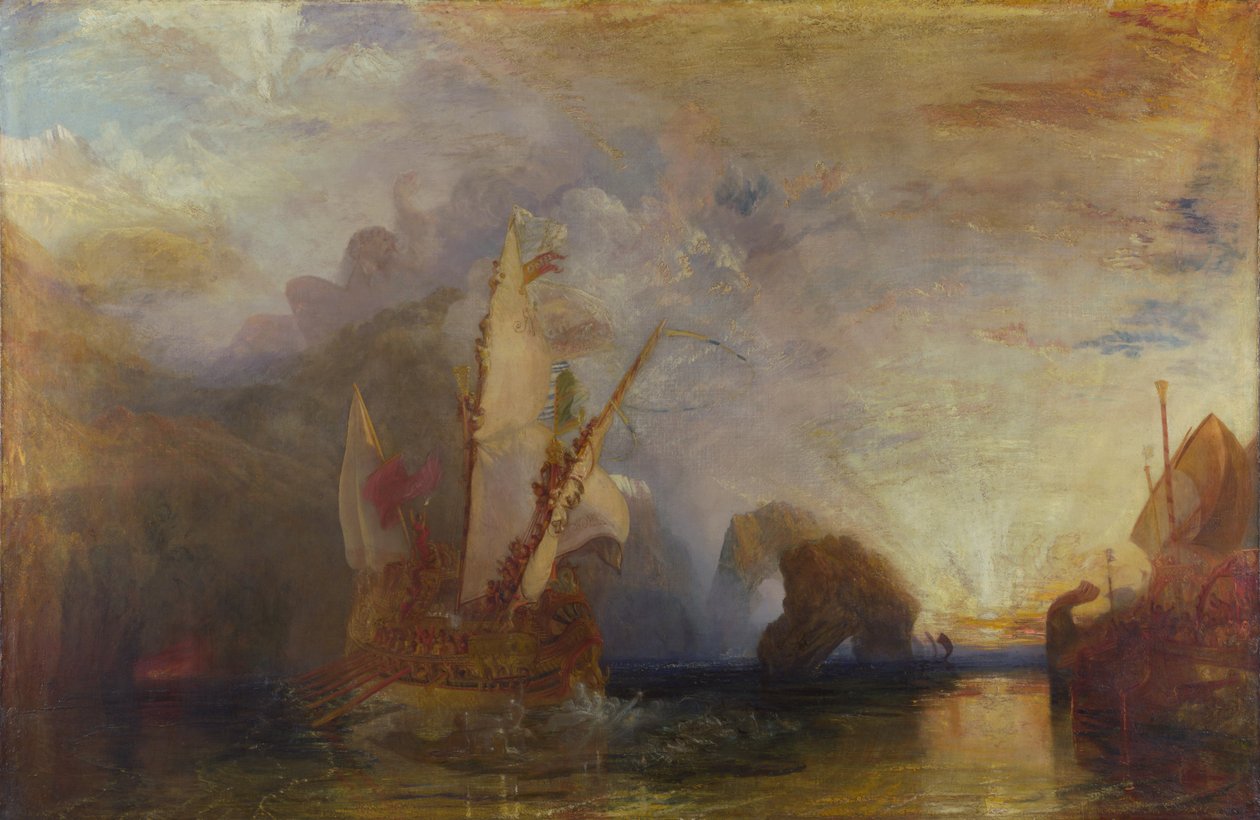 Ulysses deriding Polyphemus av Joseph Mallord William Turner