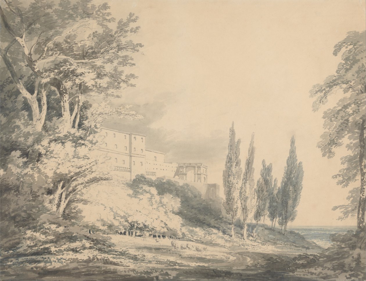 Villa dEste av Joseph Mallord William Turner