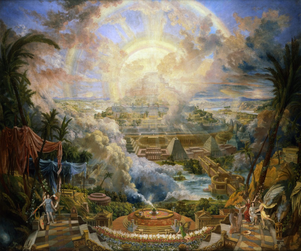 Församlingsberget, 1818 av Joseph Michael Gandy