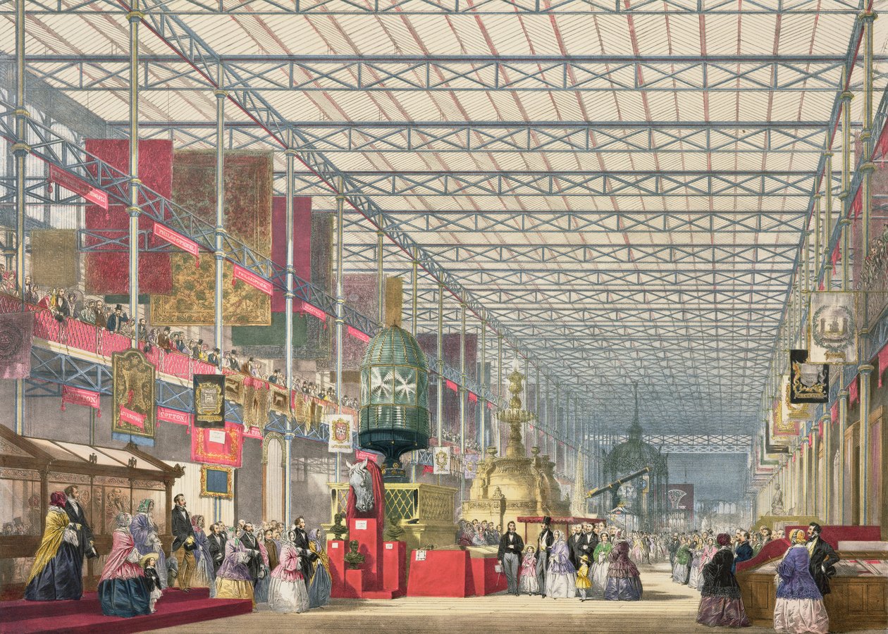 Det brittiska skeppet vid den stora industriutställningen 1851, tavla 3 från "Dickenson
