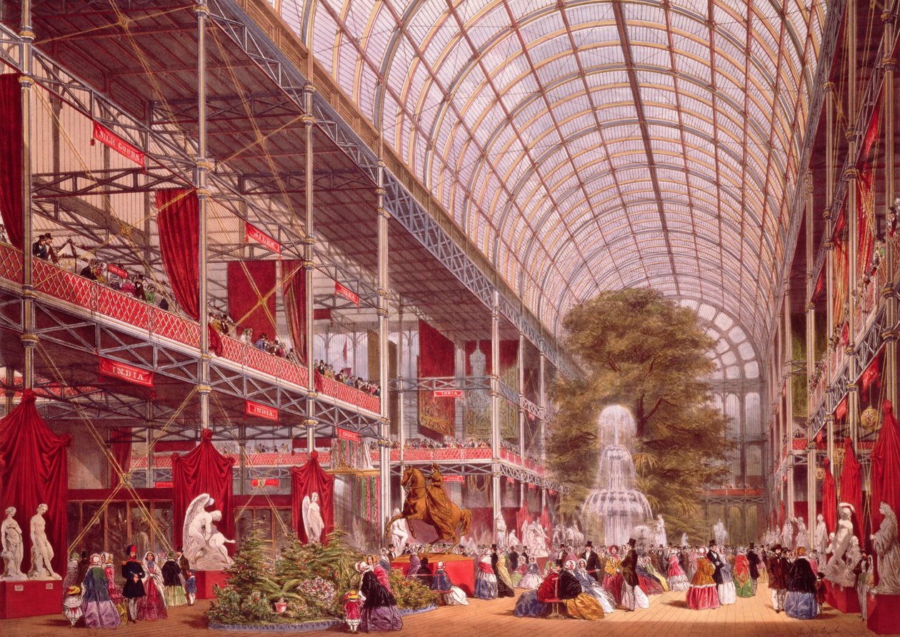 Transeptet vid den stora industriutställningen 1851, skylt 4 från 