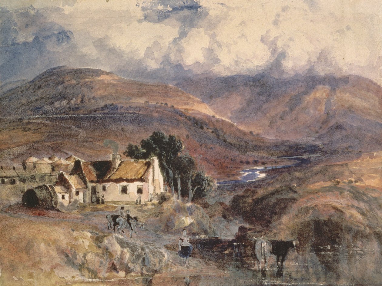 Skotskt landskap av Joseph Noel Paton