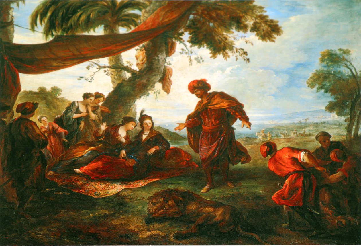 Offrande à la sultane av Joseph Parrocel